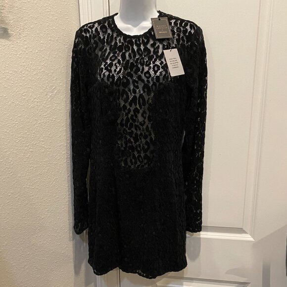 MICHAEL COSTELLO X REVOLVED MESH DRESS NWT MED - Picture 5 of 8